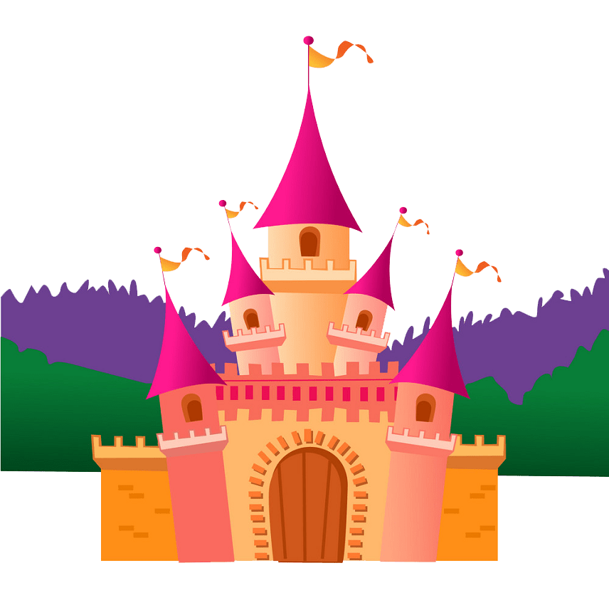 colorful castle transparent