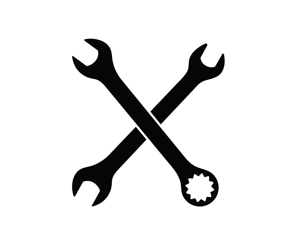 crossed wrench icon png transparent