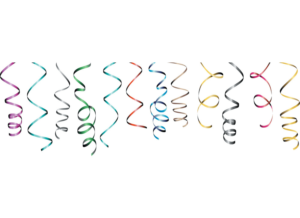 curly ribbons png