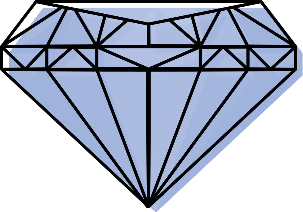 diamond drawing png transparent