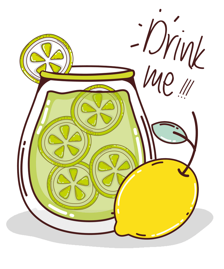 drink me lemonade png transparent