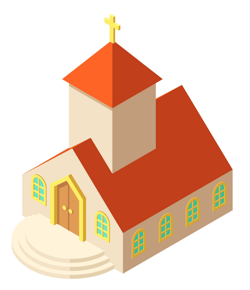 eastern church icon isometric style png