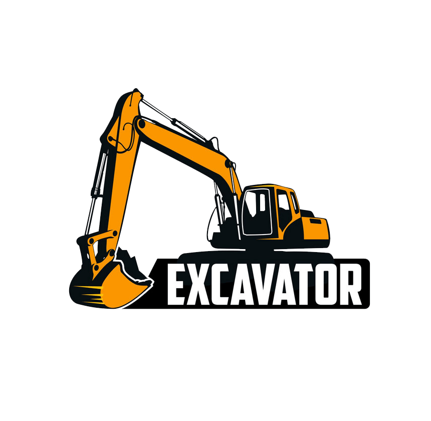 excavator logo png transparent