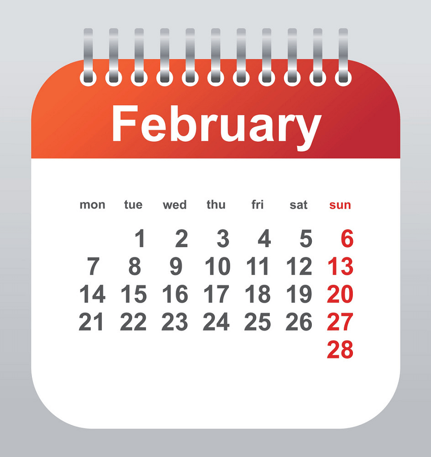 february calendar png