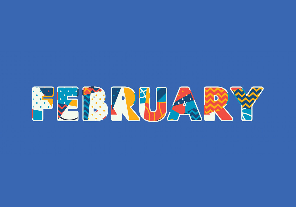 february concept word art png