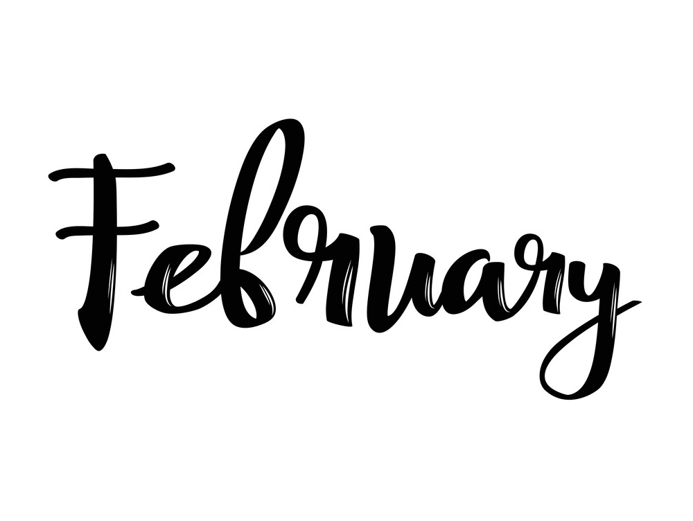 february month name png