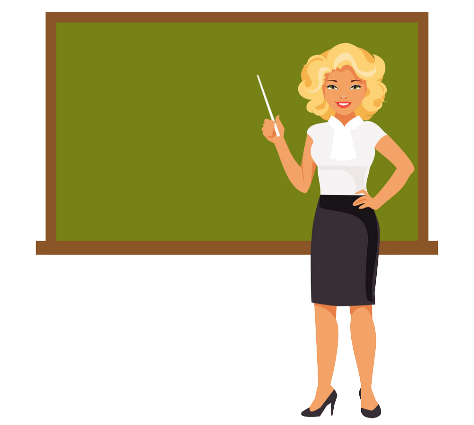 female teacher png trasparent