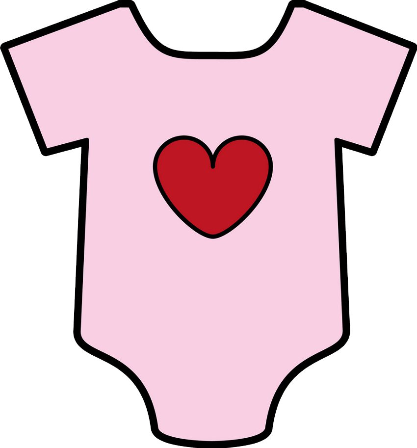 feminine onesie with heart transparent