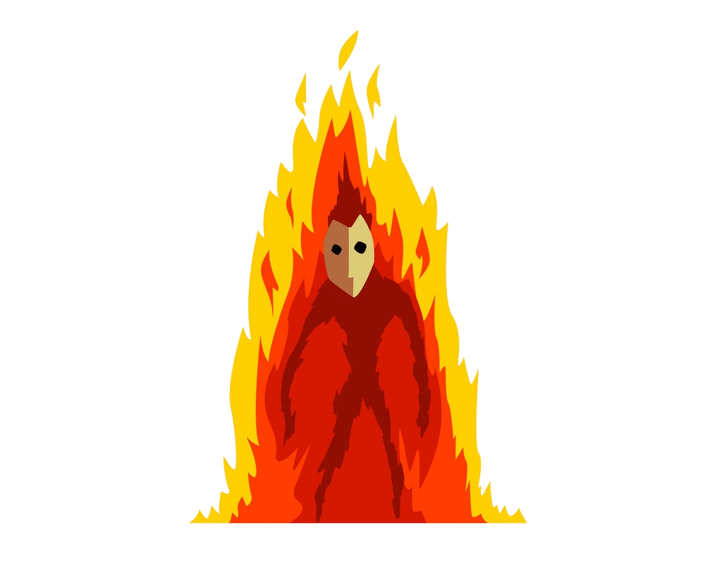 flame devil png transparent
