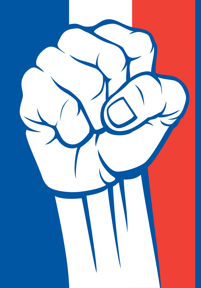 france fist png