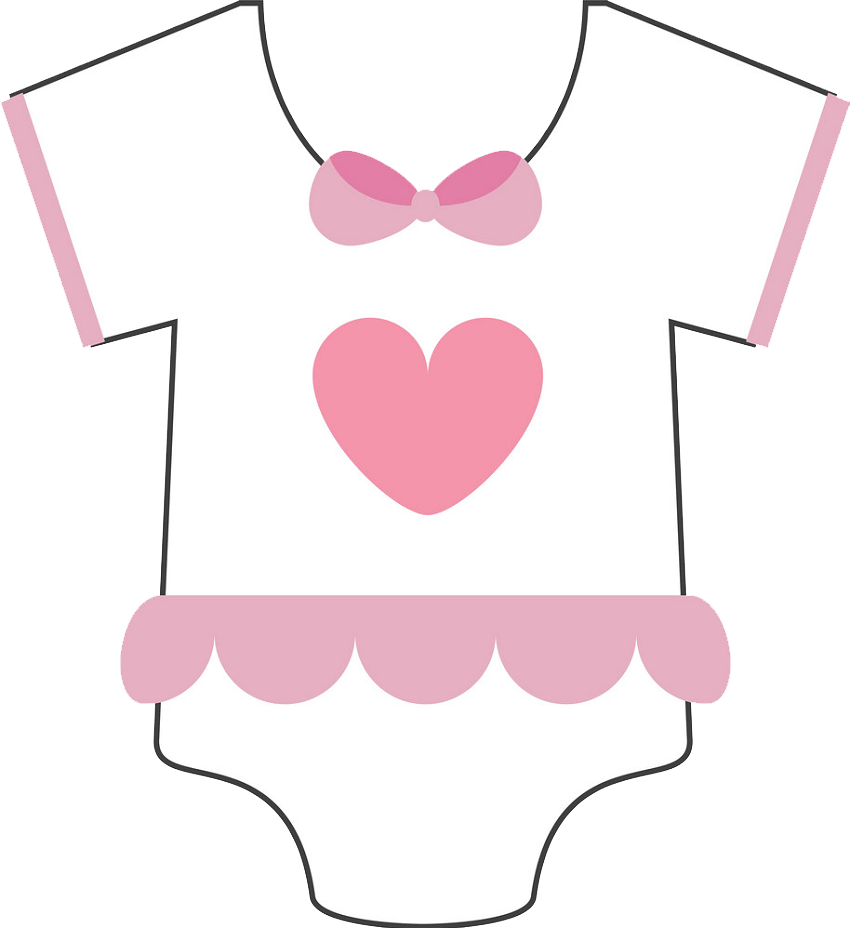 girly baby onesie icon transparent