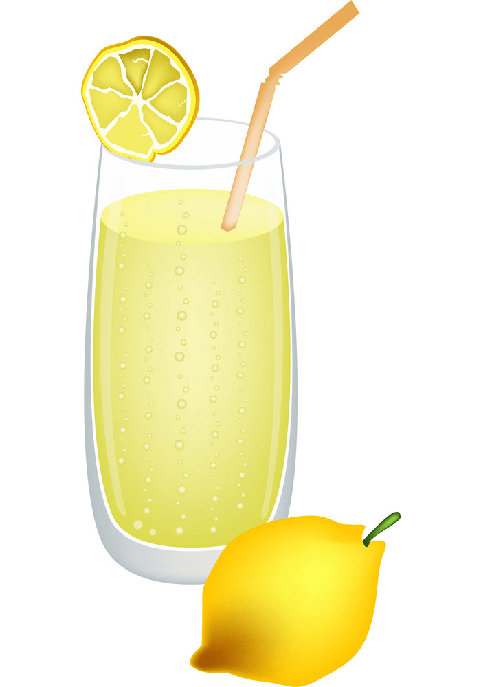 glass of fresh lemonade png