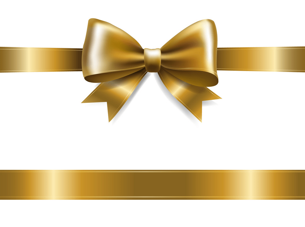 golden bow png