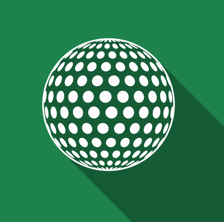 golf ball flat icon png