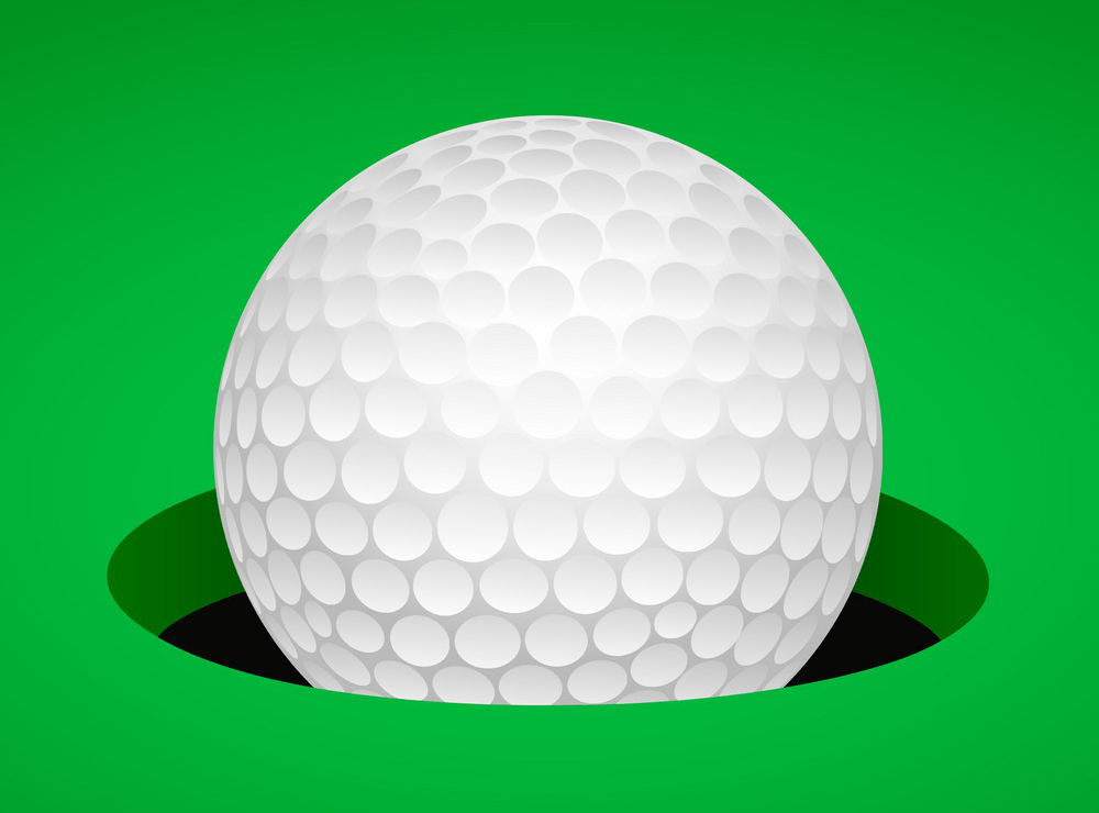 golf ball in cup png