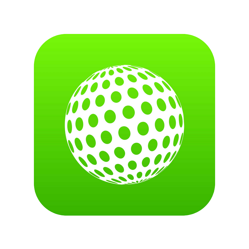 golf ball logo png transparent