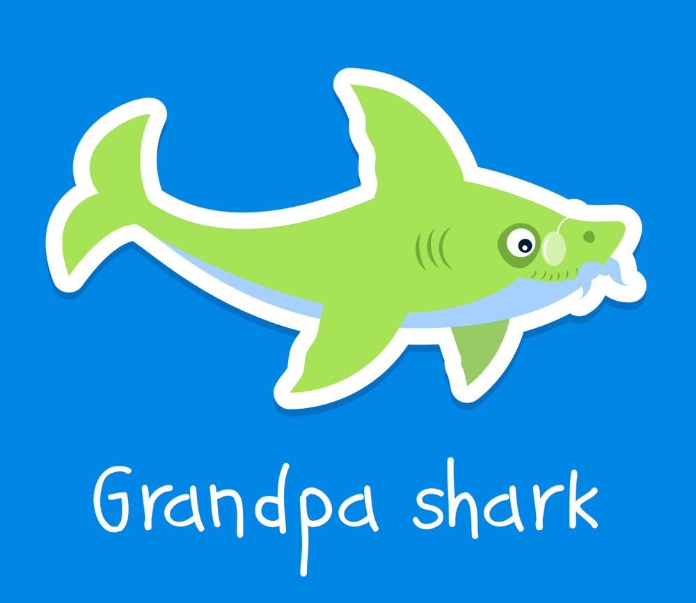 grandpa shark png