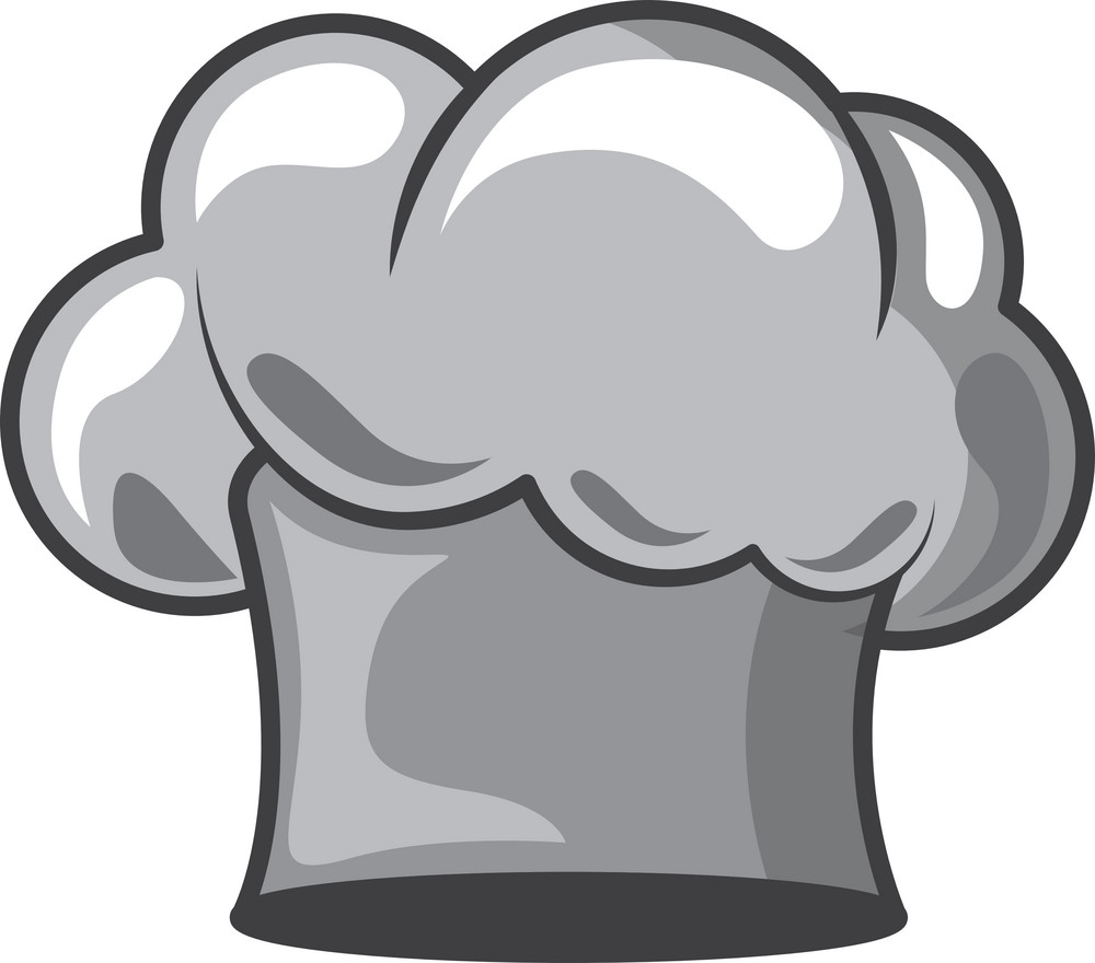 gray chef hat png