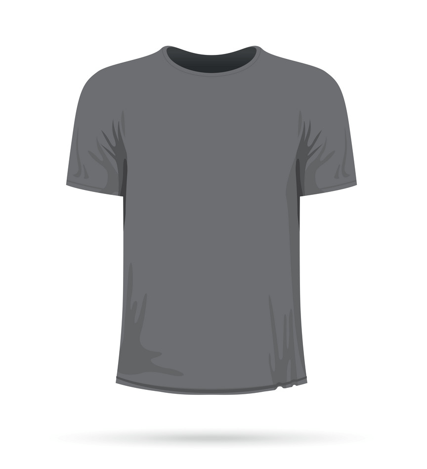 gray t-shirt png