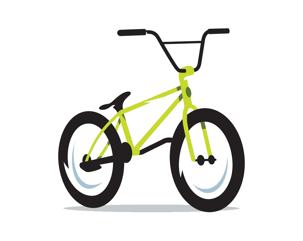 green bicycle png transparent