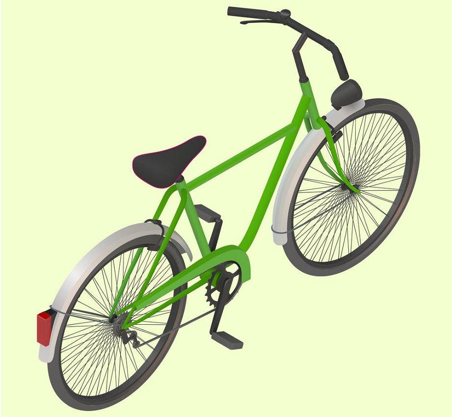 green bike