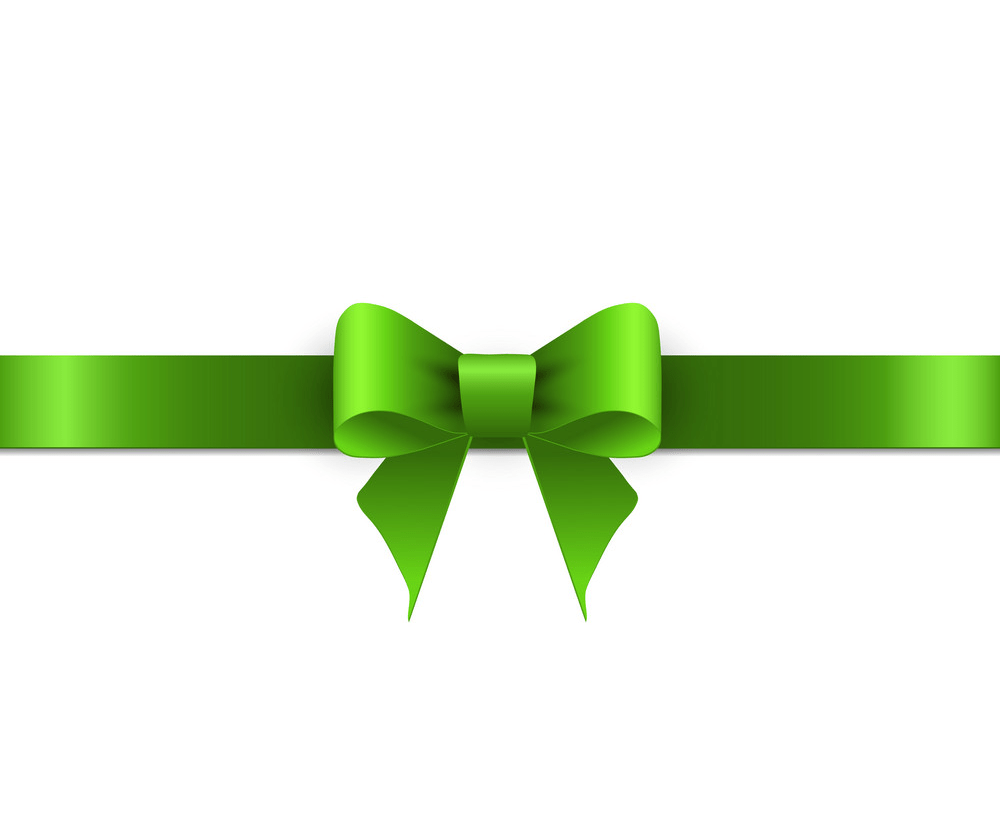green bow png