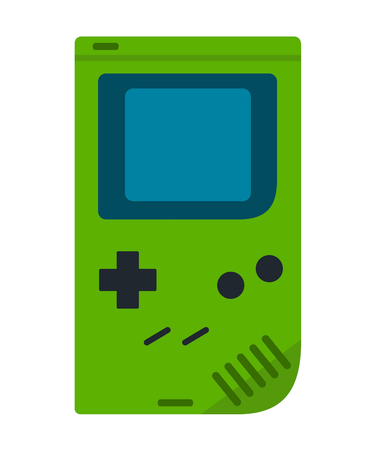 green gameboy icon transparent