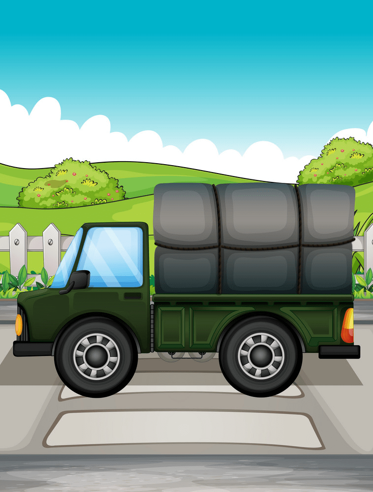 green truck png