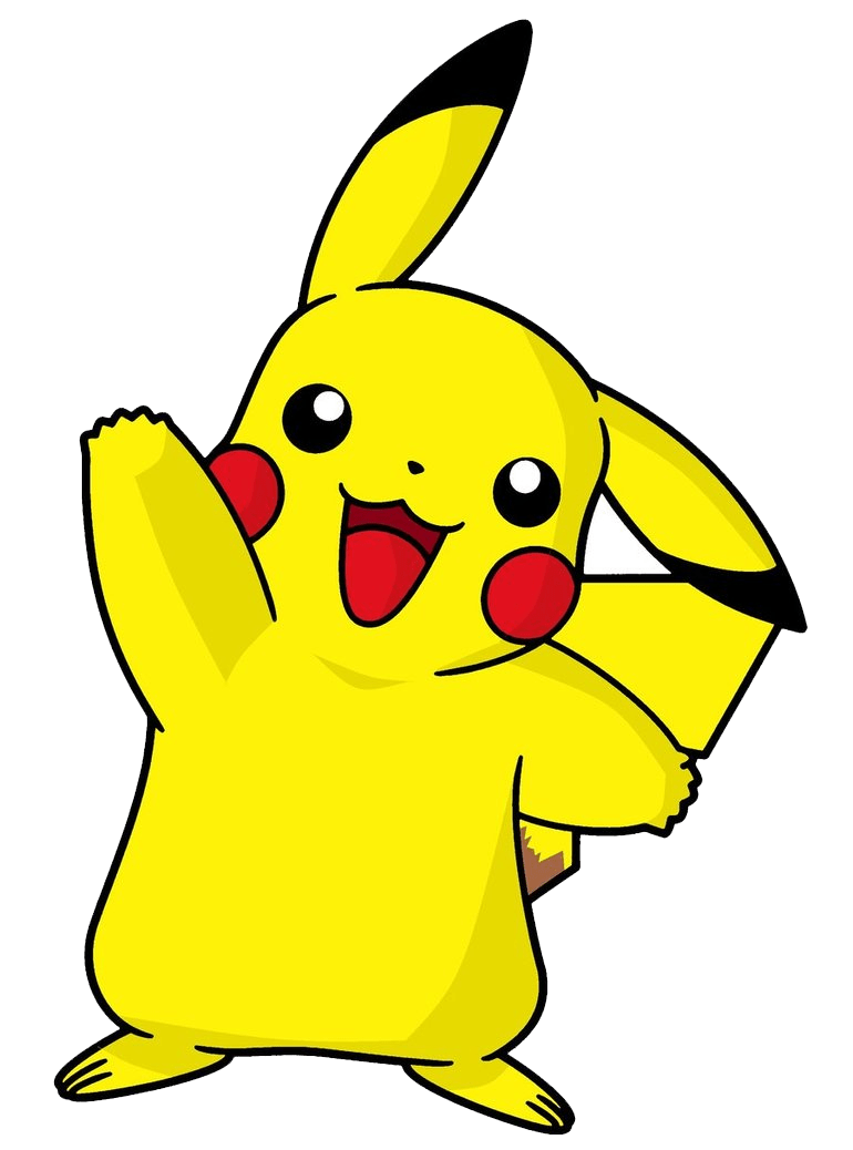 happy pikachu transparent