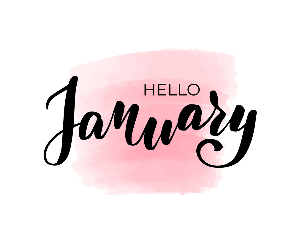 hello january png