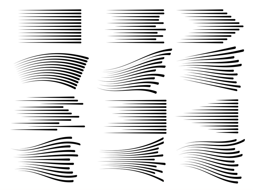 horizontal speed motion lines png