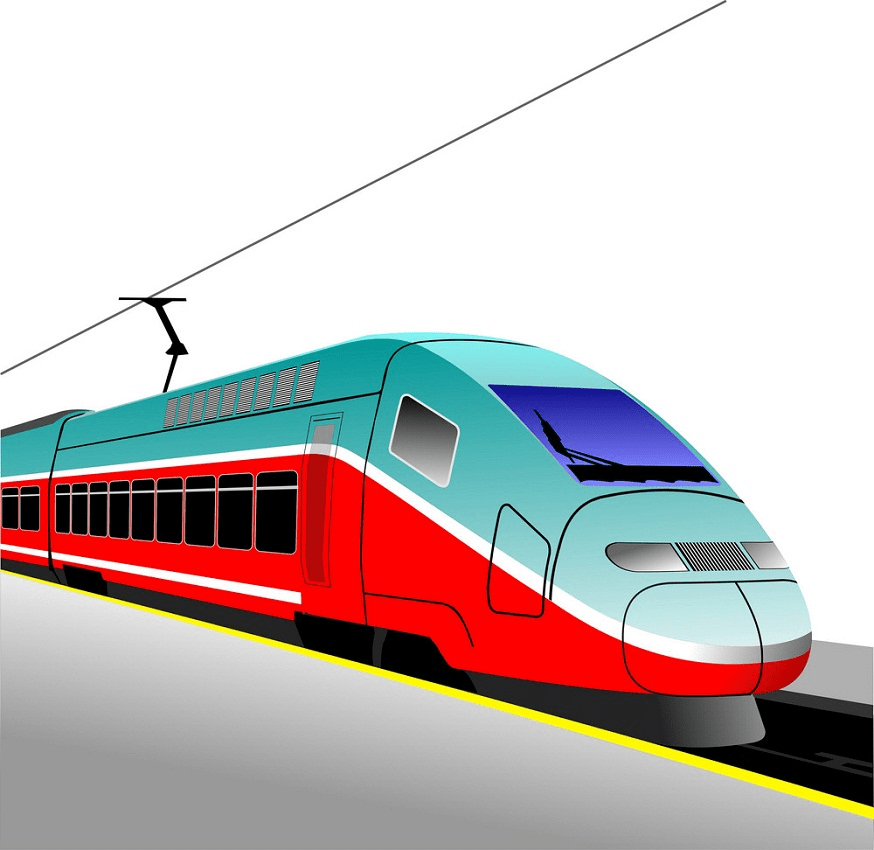intercity high-speed train png