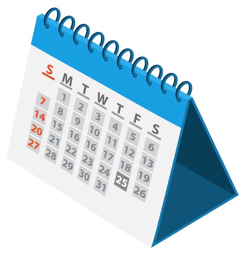 isometric calendar icon