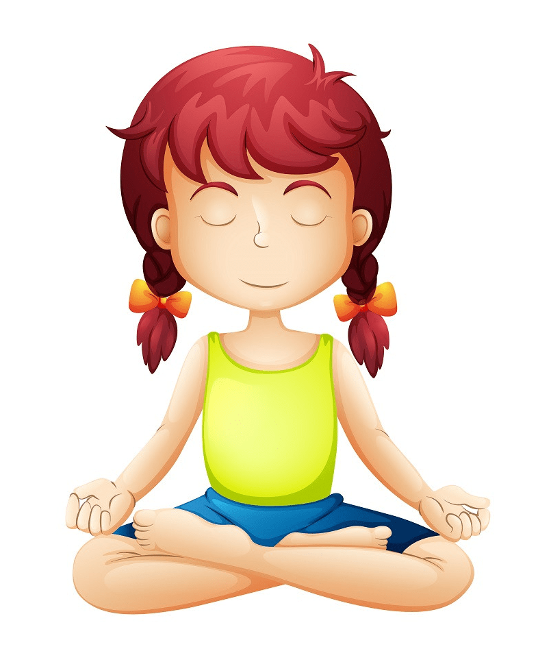 kid yoga meditation png