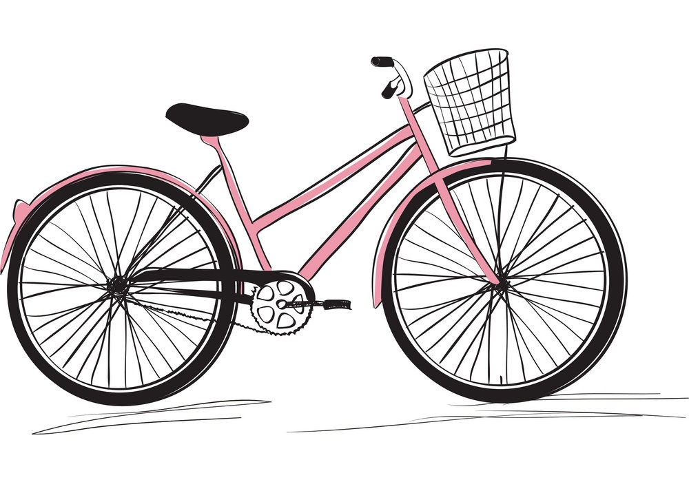 laddies pink bicycle