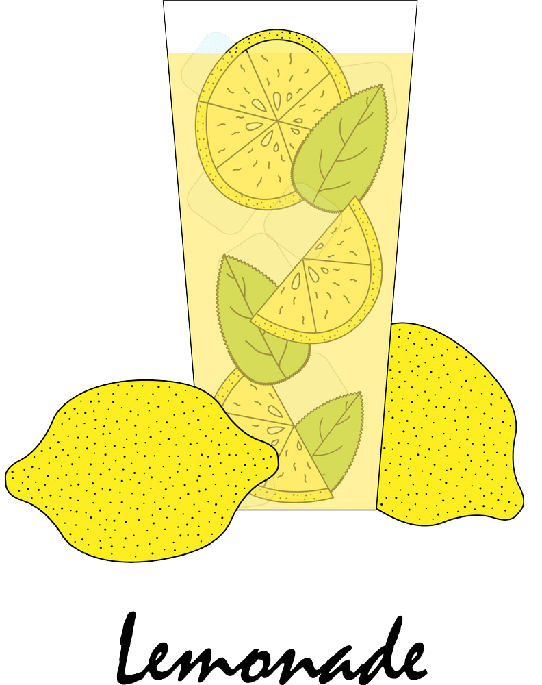 lemonade glass png transparent