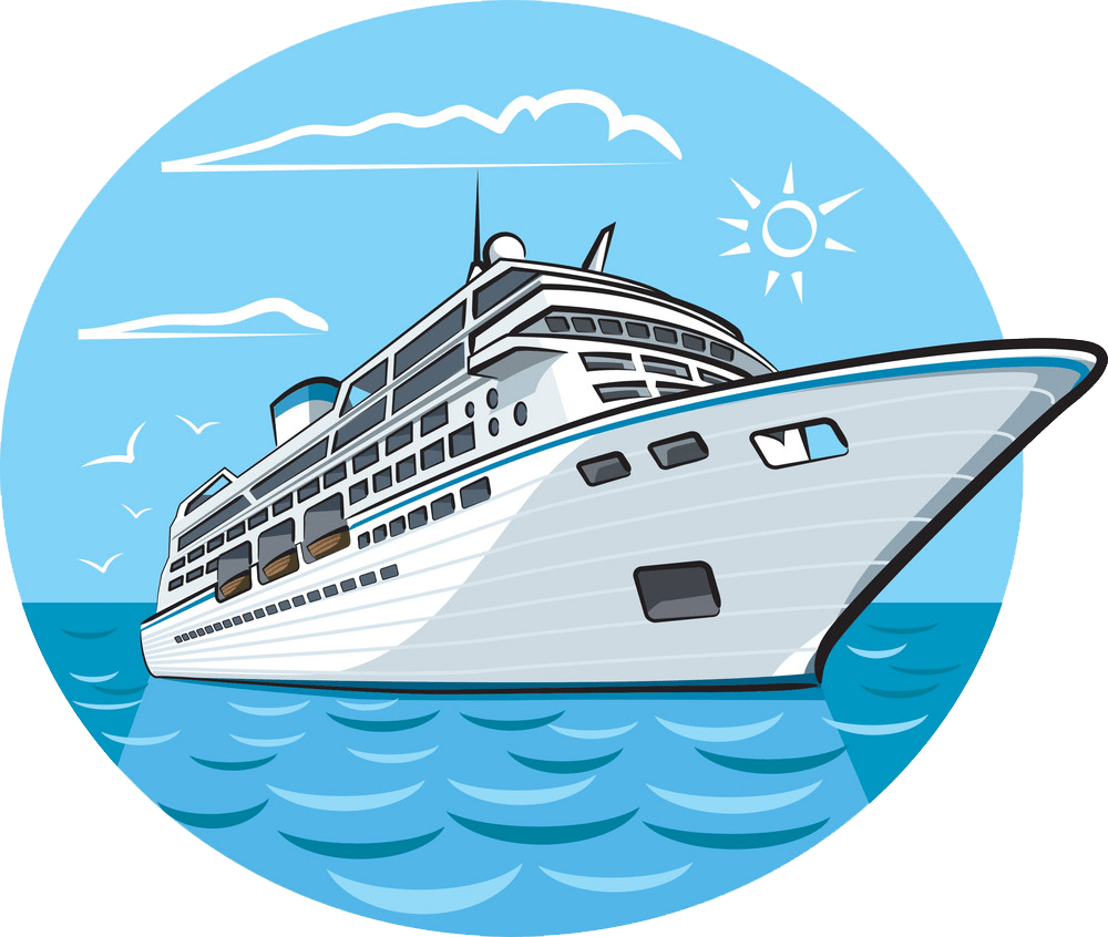 luxury cruise ship png transparent