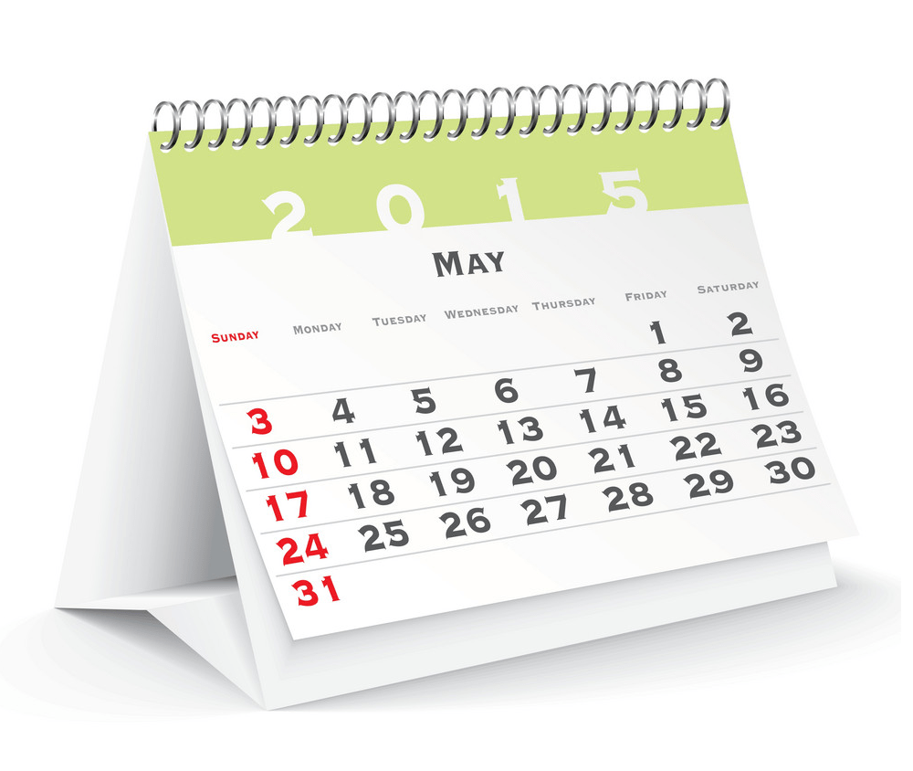 may 2015 desk calendar png