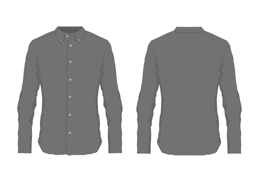 mens black shirt png transparent