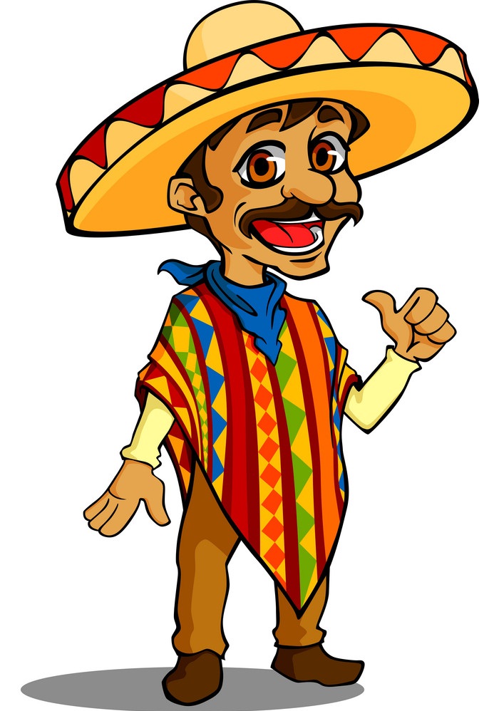 mexican man in sombrero