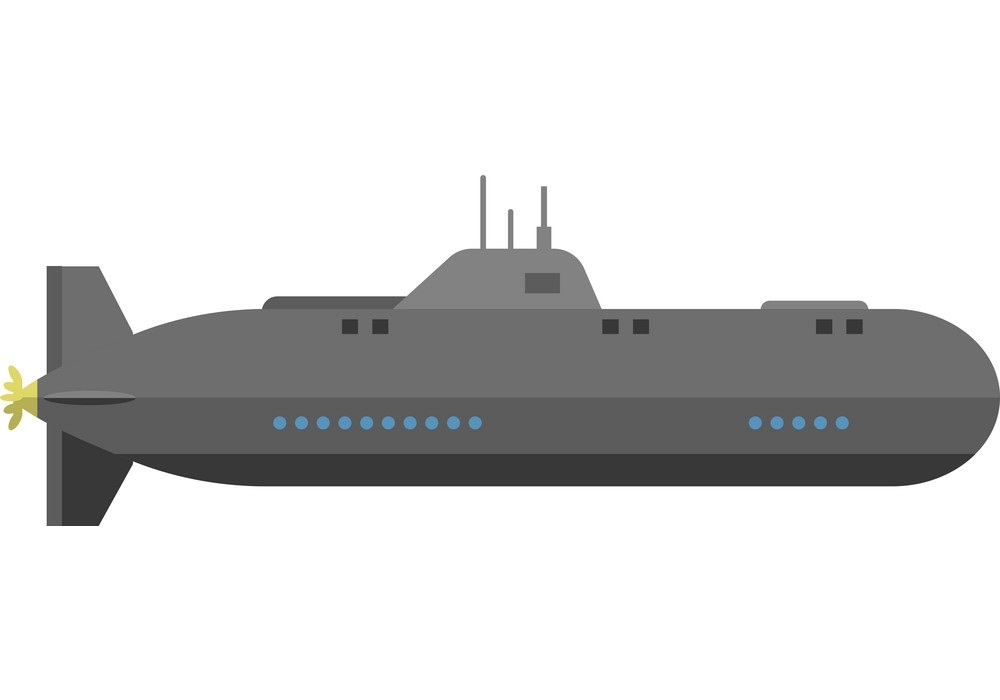 military submarine icon