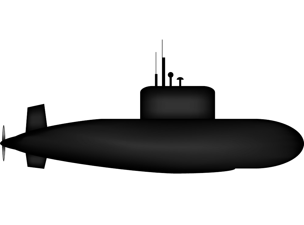 military submarine png transparent