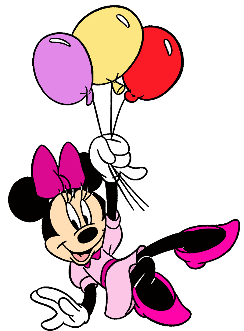 minnie mouse and balloons png