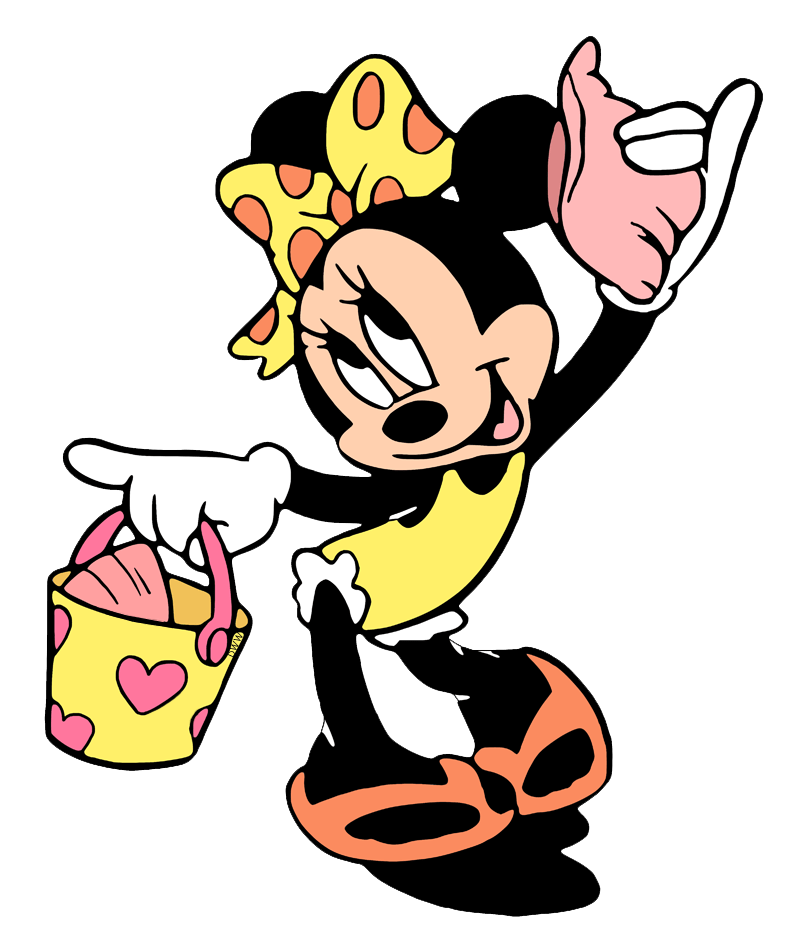minnie mouse goes to the beach png transparent