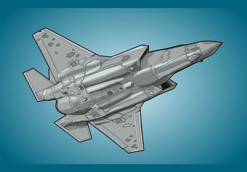 modern american jet fighter