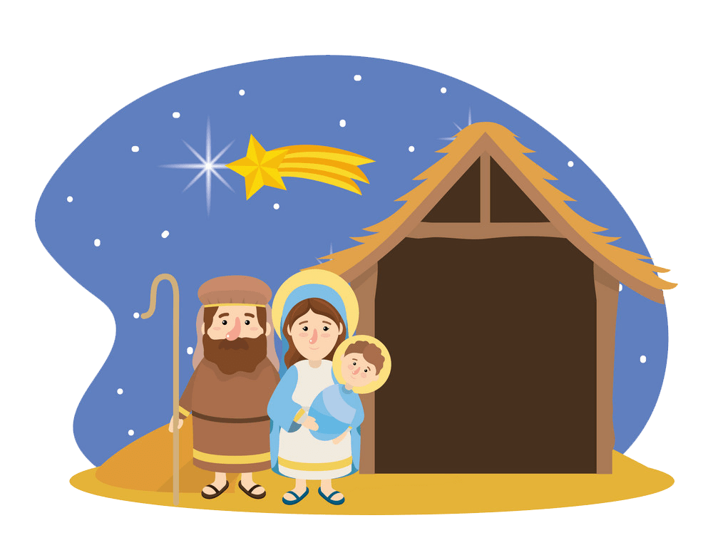 nativity scene transparent
