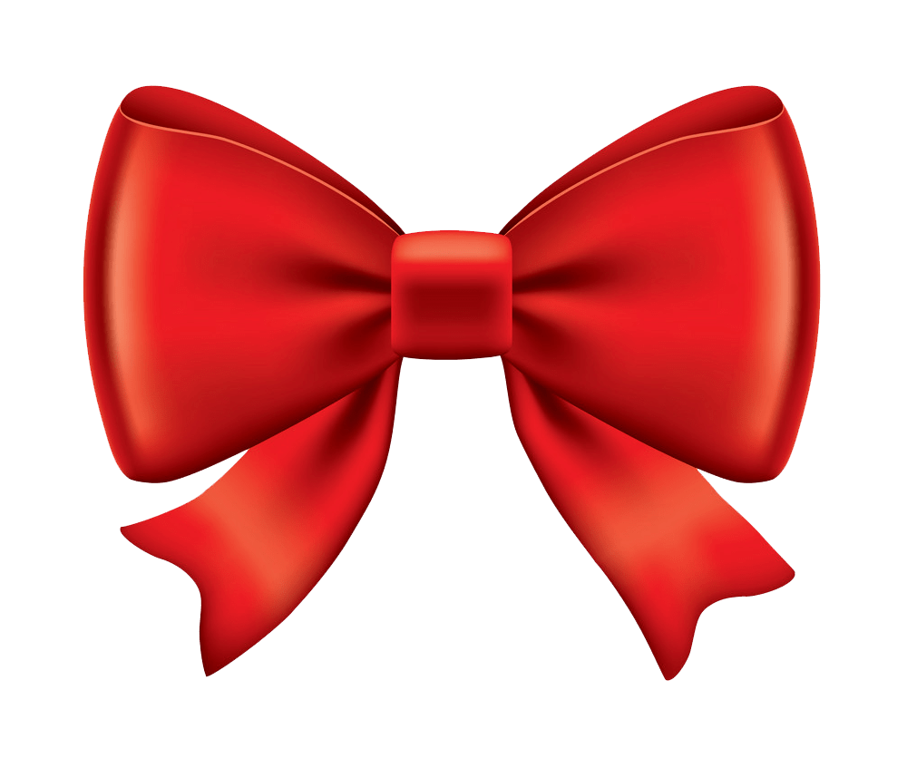 object red bow png transparent