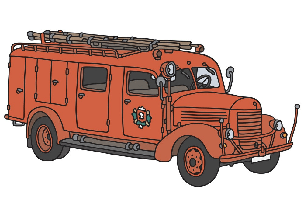old fire truck png