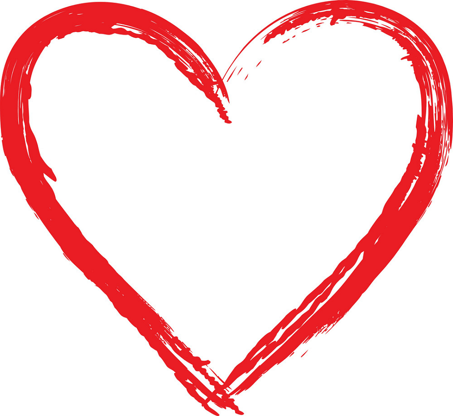 painted heart png