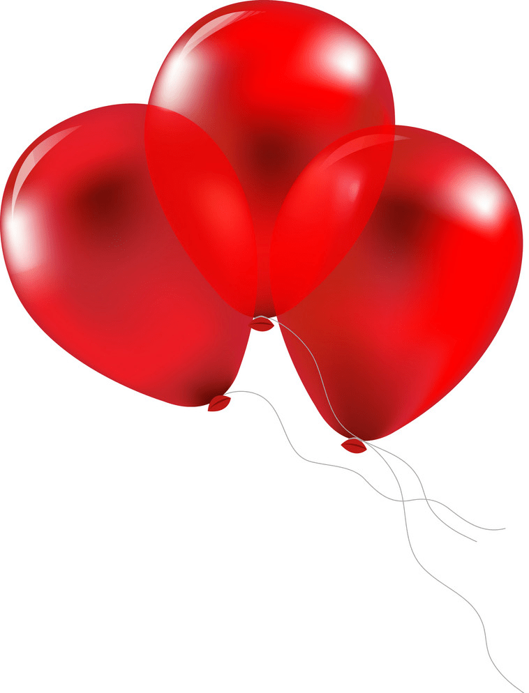 party red balloons png